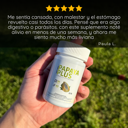 Papaya Plus Original : Sistema digestivo 60 cápsulas