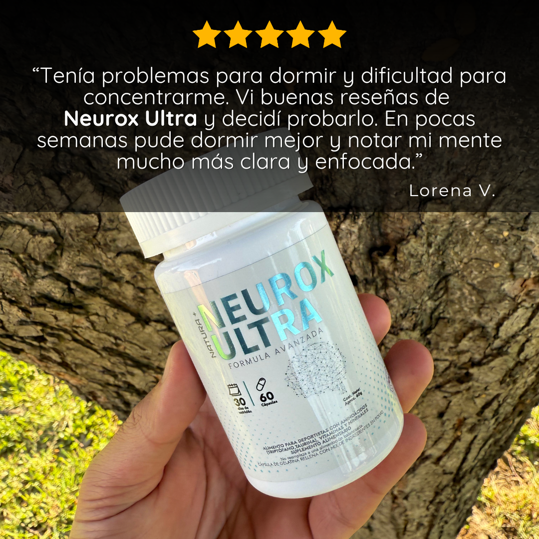Neurox Ultra Original : Concentración, Calidad de Sueño, Claridad Mental - 60 Cápsulas