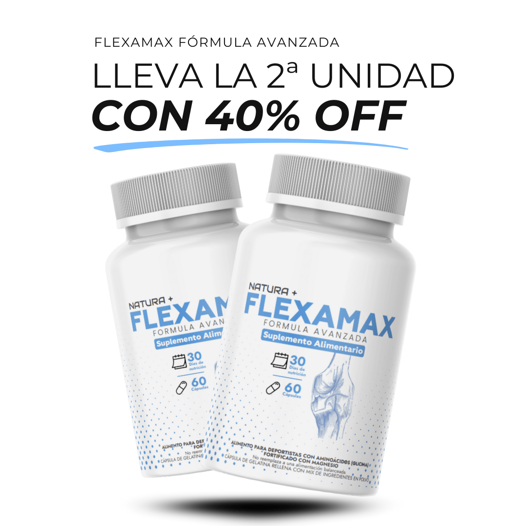 Flexamax Original : Articulaciones Fuertes 60 cápsulas - Natura+