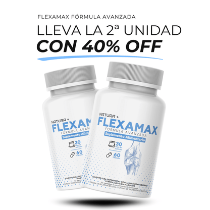 Flexamax Original : Articulaciones Fuertes 60 cápsulas - Natura+
