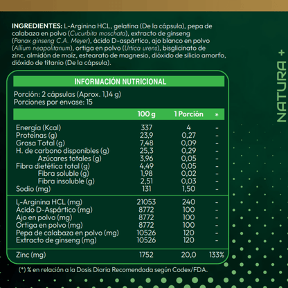 Próstacil Fórmula Mejorada Urotrin Bio Prost L - fortex Sin Sabor - Natura+
