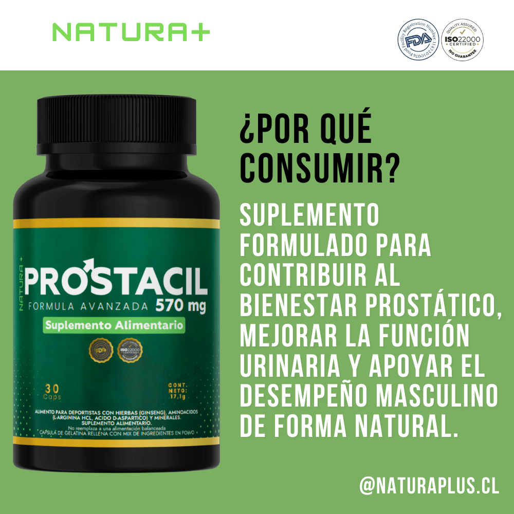 Próstacil Fórmula Mejorada Urotrin Bio Prost L - fortex Sin Sabor - Natura+